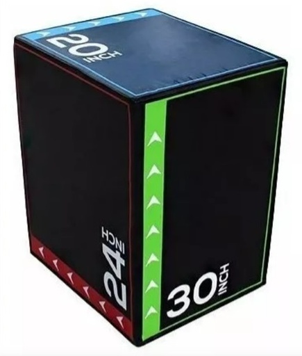 [GE17682] Cajon de Saltos Cross fit 3 en 1 de 20-24-30