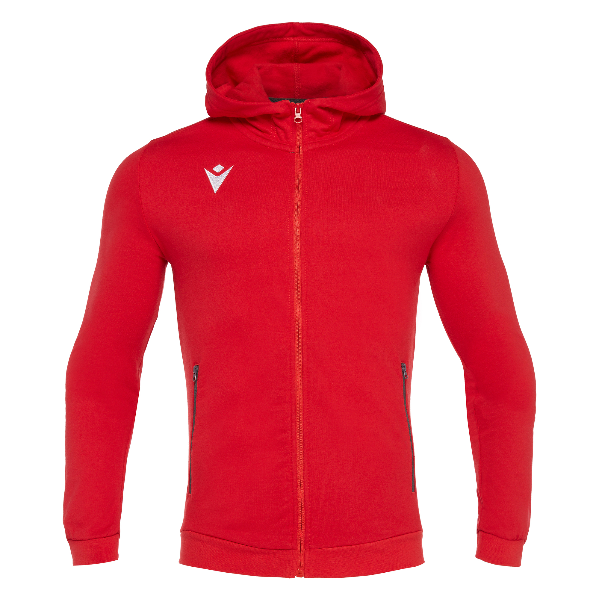 Poleron Hoody Cello Hombre Macron Rojo