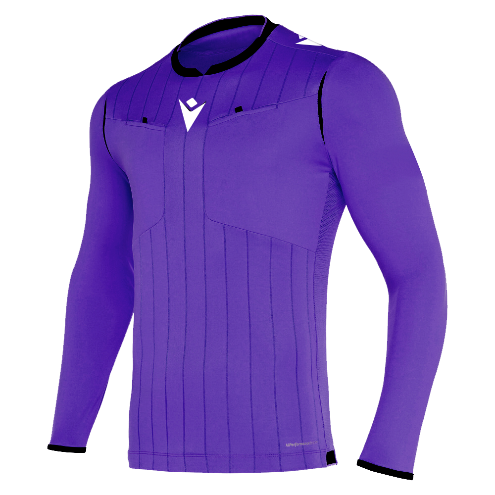 Camiseta Arbitro Macron Eklind Manga Larga Oficial ANFP 2024