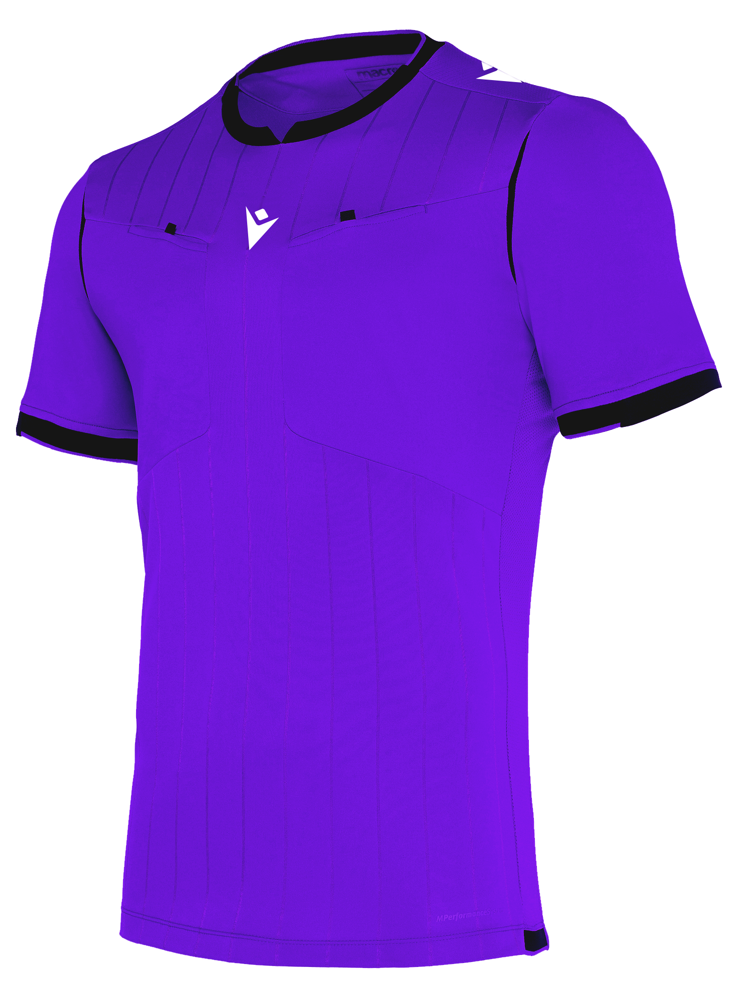 Camiseta Arbitro Macron Eklind Manga Corta Oficial ANFP 2024