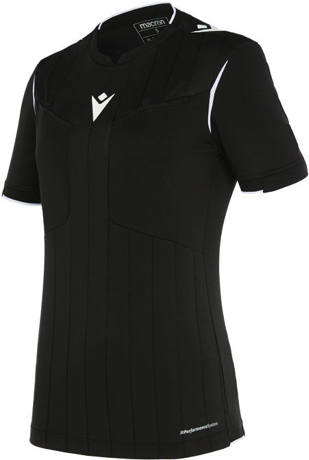 Camiseta Arbitro Stephanie Mujer Negro M/C