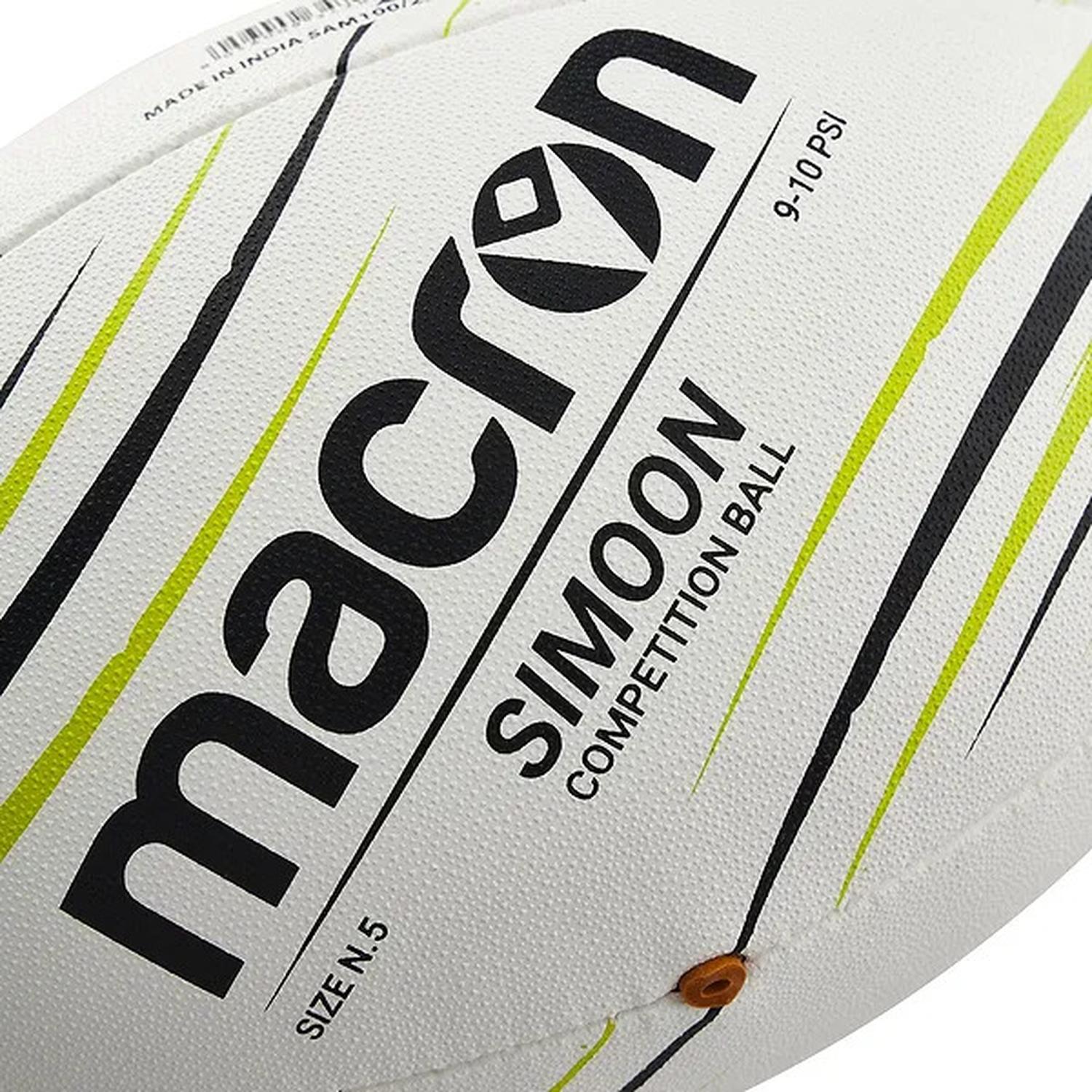 Balón de Rugby Macron Simoon | Competition Ball | Talla 5 - Imagen 5