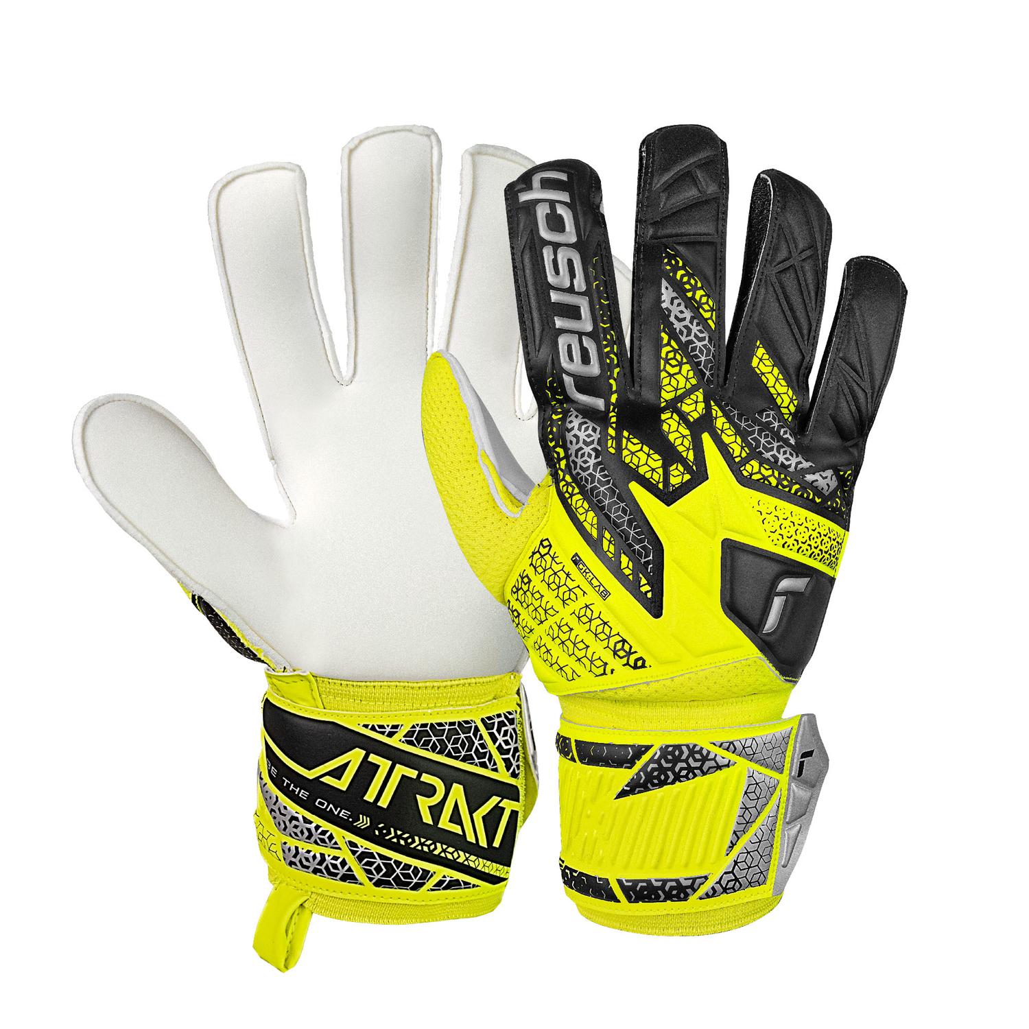 Guante Arquero Reusch Attrakt Solid SR GK25 Amarillo