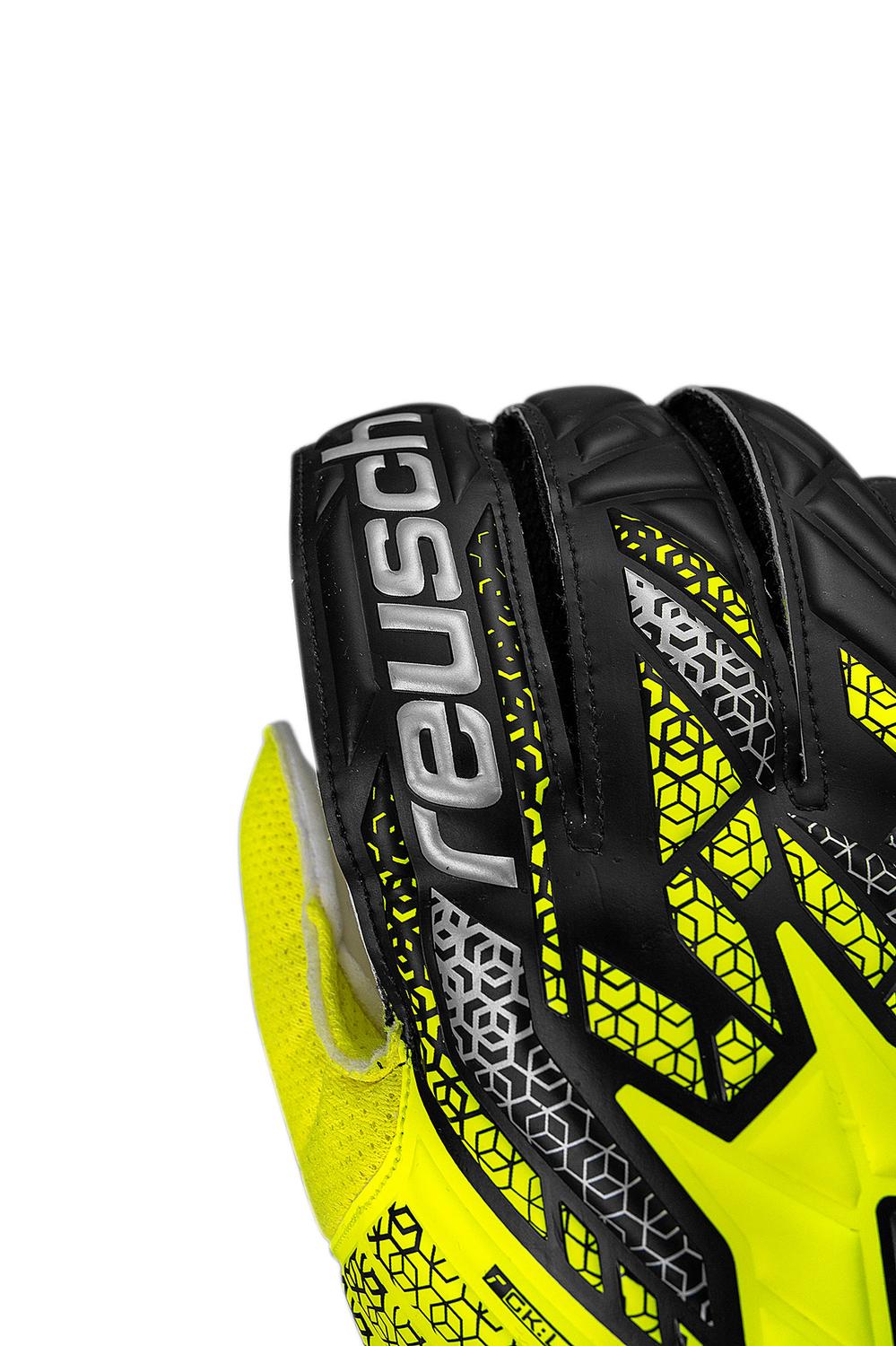 Guante Arquero Reusch Attrakt Solid SR GK25 Amarillo - Imagen 5