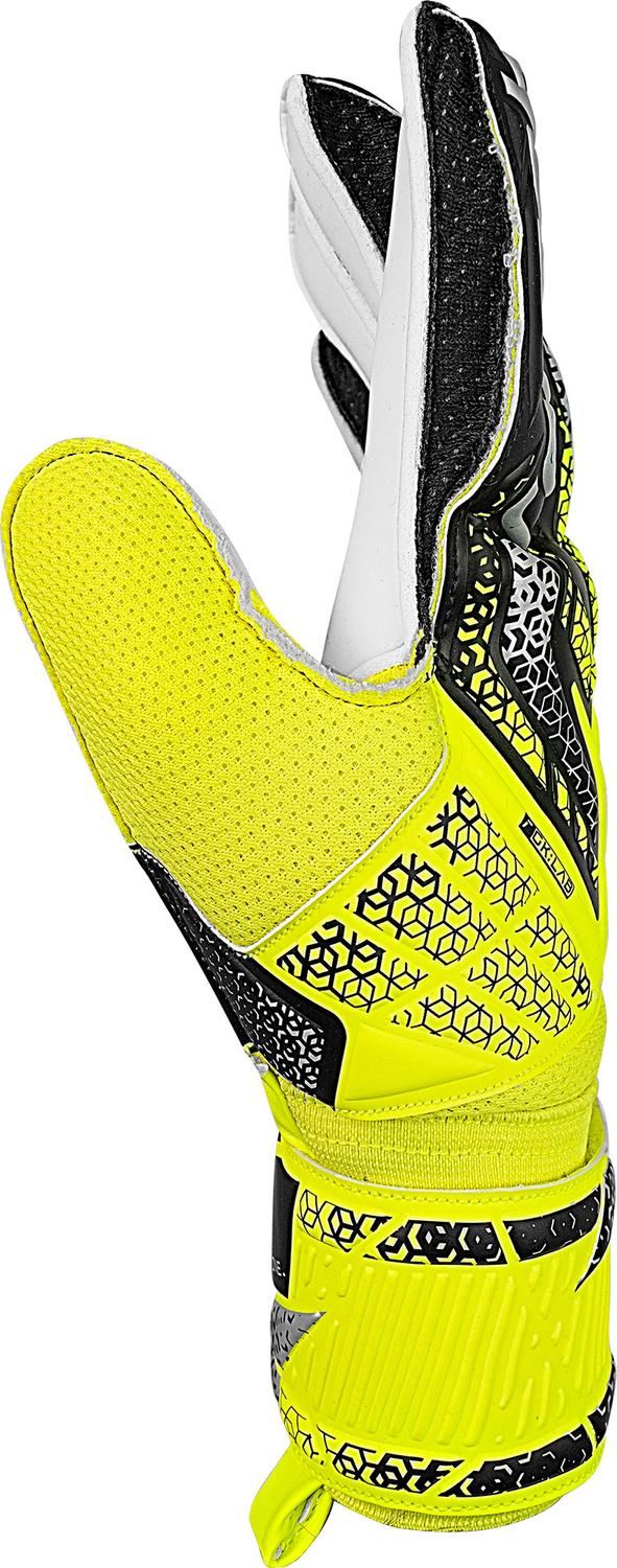 Guante Arquero Reusch Attrakt Solid SR GK25 Amarillo - Imagen 4